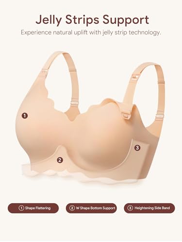 Angelhood Nursing Bras for Breastfeeding 3 Pack Seamless Maternity Bra - color: Black/Nude/Green, size: Small
