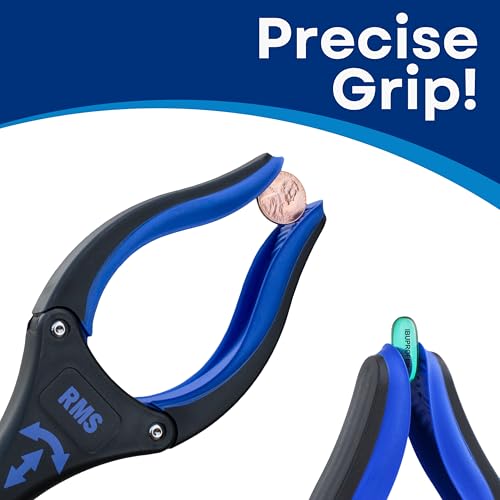 RMS 2 Pack 34 Inch Extra Long Reacher Grabber - Foldable with Rotating Jaw - size: 34 Inch (Pack of 2)