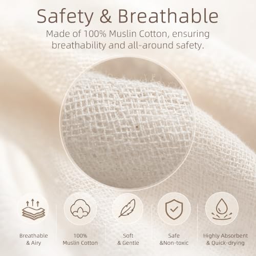 2 Pack Muslin Baby Lounger Covers, Covers Only, 35.5" x 20" - color: 2 Pack Rabbit Pink