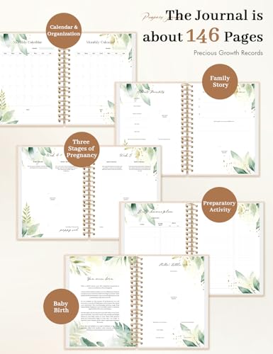 Molekaus Pregnancy Journal for First Time Moms