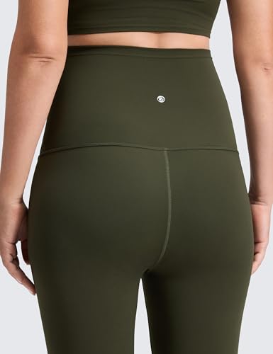CRZ YOGA Maternity Leggings 28 - color: Olive Green, size: Small