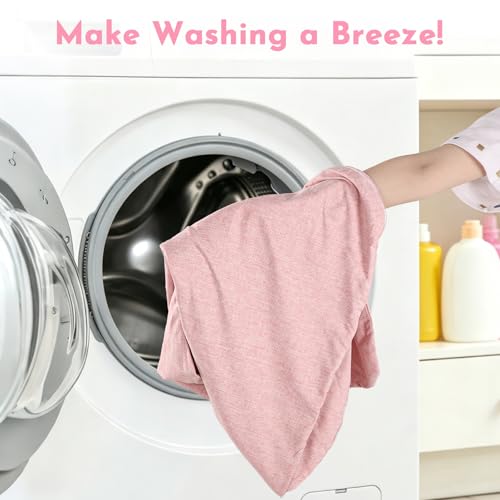 TANOFAR Pregnancy Pillow Cover J Shaped Pink (ONLY Pillowcase) - color: Pink