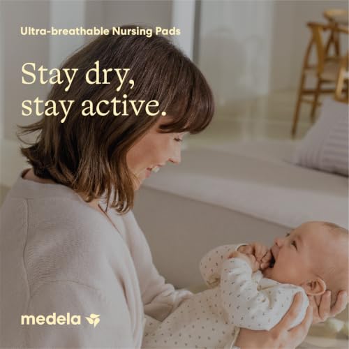 Medela Ultra-Thin Disposable Nursing Pads, Max Absorbency, 120 ct - size: 120ct, style: Ultra-Breathable