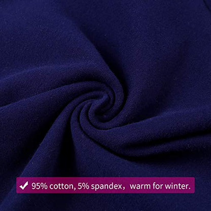 Joyaria Cotton Maternity Leggings Over-the-Belly,Maternity Clothes - color: Navy Blue, size: Medium