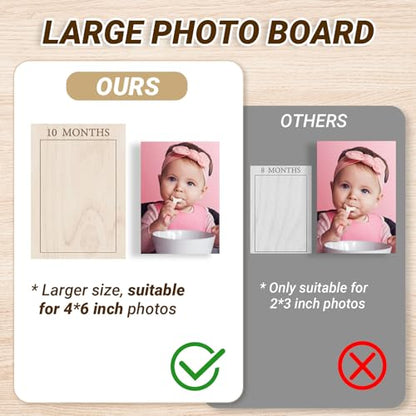 Bosctanuc Large My First Year Pink Bow Picture Frame for 33 x 22 Inch - style: Pink Bow