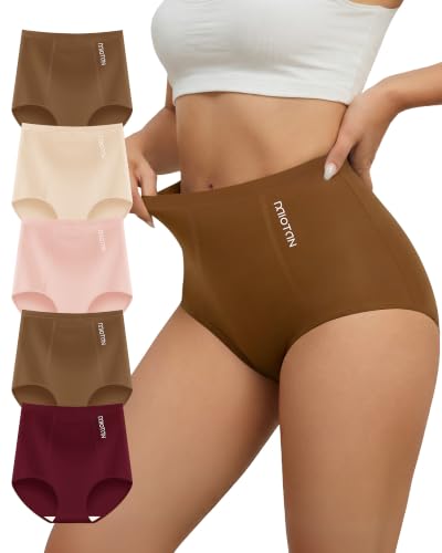 Women's Underwear Cotton High Waist Postpartum Ladies Panties 5 Pack - size: Small