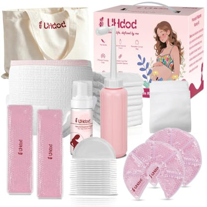 UHdod Postpartum Recovery Essentials Kit, Labor Delivery Postpartum Care - size: 13 Count (Pack of 1)