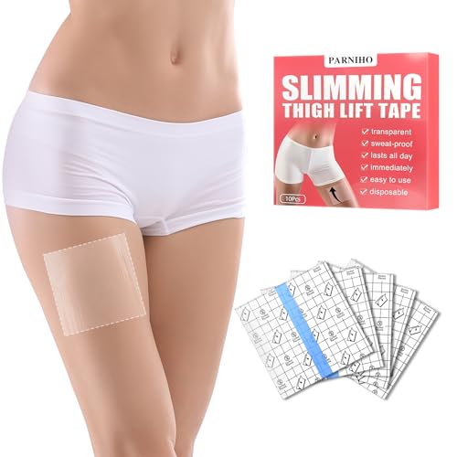 Thigh Lift Body Tape for Loose Skin 10 Count Clear Adhesive Patches