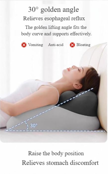 Intimate Memory Foam Wedge Pillow, Ergonomic Support Cushion for Couples - color: Blue