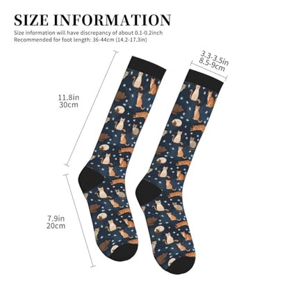 Compression Sock Graduated Knee High Sock for Women Men - color: 17