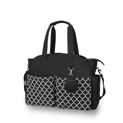 Diaper Bag Tote Large Baby Changing Bag with Changing Station - color: Black