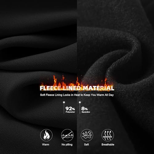 Hi Clasmix Seamless Fleece Lined Leggings Women - color: 01-black, size: Small-Medium