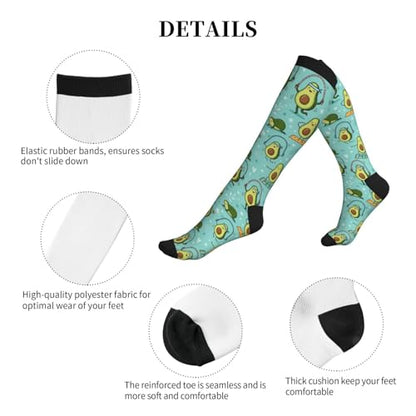 Compression Sock Graduated Knee High Sock for Women Men - color: 22