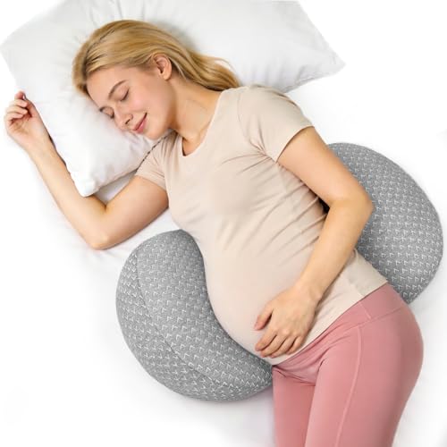 Pregnancy Wedge Pillow for Sleeping, Small Pregnancy Pillow for Travel - size: Regular