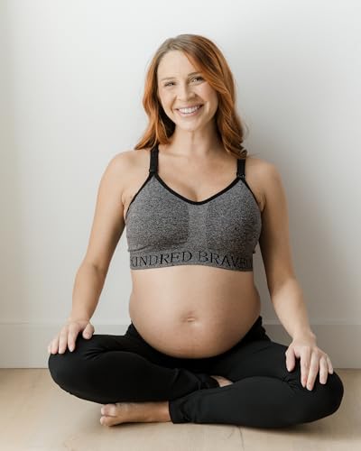 Kindred Bravely Louisa Maternity Leggings with Pockets Pregnancy Postpartum - color: Black With Pockets, size: Small