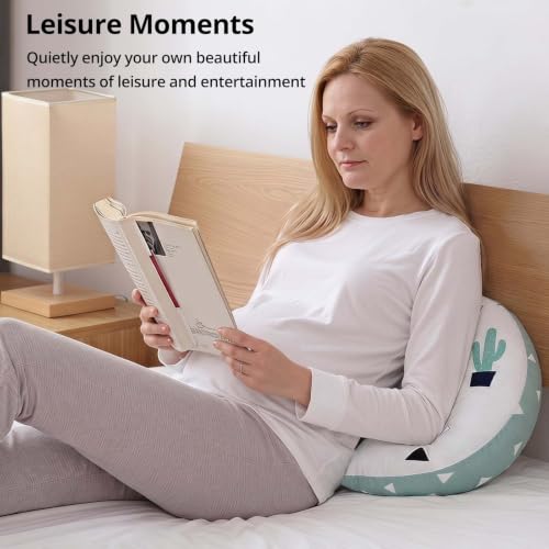 Adjustable Cotton Pregnancy Wedge Body Pillow, Maternity Pillow for Moms