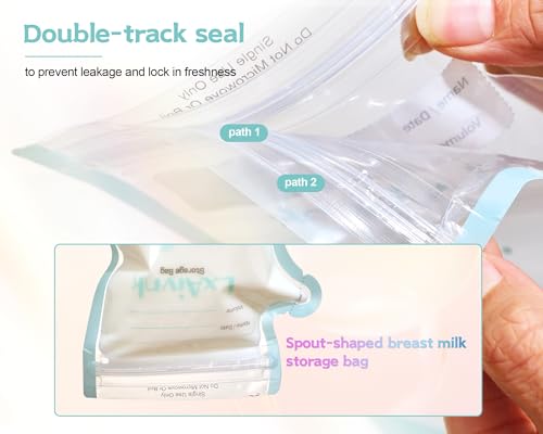 Temp-Sensing Breastmilk Storage Bag - 8oz(125Pcs) - size: Babybag-8 Ounce-125