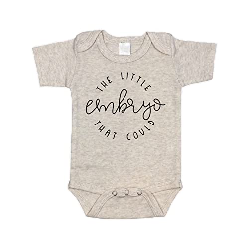 IVF Pregnancy Announcement Bodysuit, The Little Embryo That Could - color: White