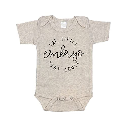 IVF Pregnancy Announcement Bodysuit, The Little Embryo That Could - color: White