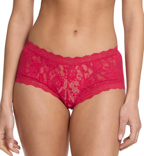 hanky panky Women's Signature Lace Boyshorts - color: Beet Juice, size: X-Small