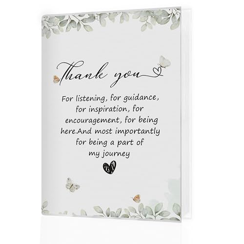 Thank You Gifts Photo Album 4x6, Thank You Gifts for Teacher Friends Mentor Small Memory Photo Album Book for 18 Pockets Hold 36 Pictures, Photobook for Family Anniversary Travel Vacation - color: Thank you