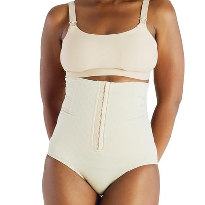 Belly Bandit C-Section Recovery High-Waisted Underwear - color: Nude, size: Small