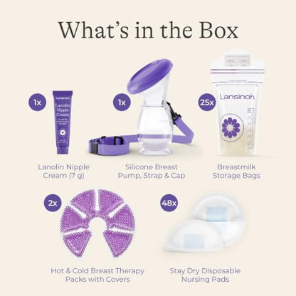 Lansinoh You've Got This Breastfeeding Essentials Kit for New Moms - size: 77 Piece Set