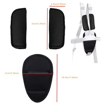 3 Pack Universal Car Seatbelt Crotch Cushion,Car Seat Belt Kit,Soft Seat Belt Strap Covers - size: 3 Pcs