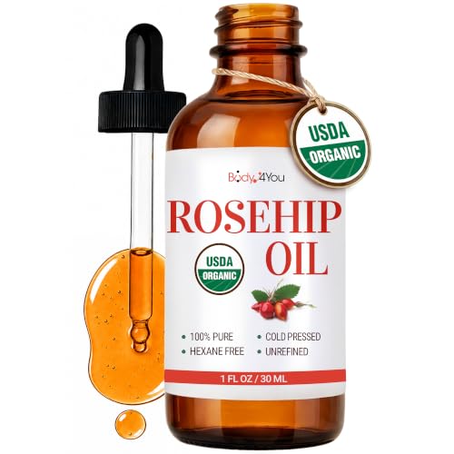 BodyJ4You Rosehip Seed Oil for Face Skin - size: 1 Fl Oz (Pack of 1)