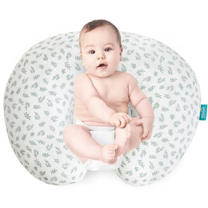 Biloban Nursing Pillow Cover 2 Pack for Boppy Pillow, Aqua Leaf - color: Aqua Leaf