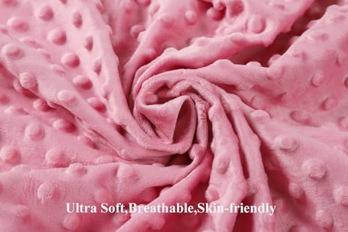 Dot Nursing Pillow Cover Set 2 Pack Compatible with Boppy Pillow - color: Pink & Love