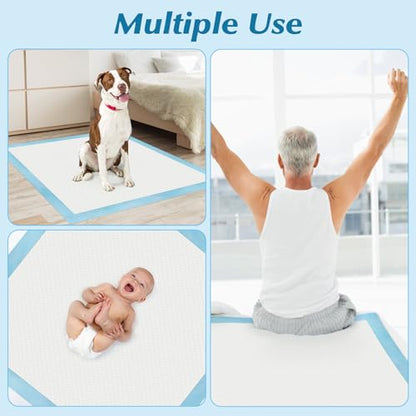 50 Count 36” x 36” Super Absorbency Disposable Underpads - size: 50 Count 36" x 36"