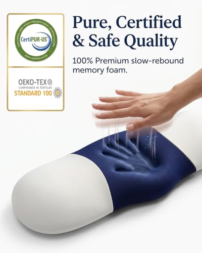 Menlo Park Lumbar Support Pillow for Sleeping, Lower Back Pain Relief