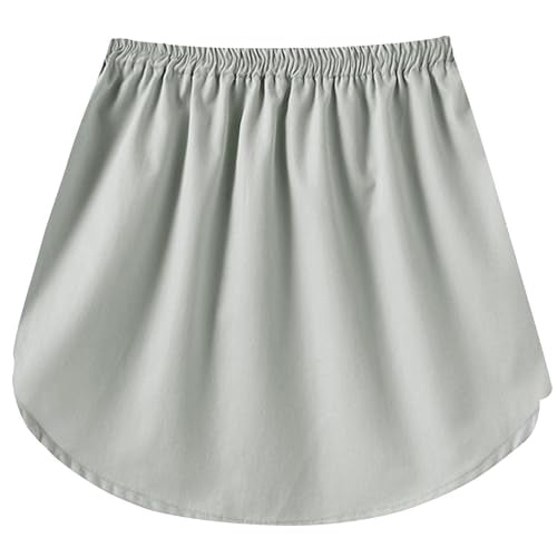 Girstunm Adjustable Shirts Extender Underskirt - color: Grey, size: Medium