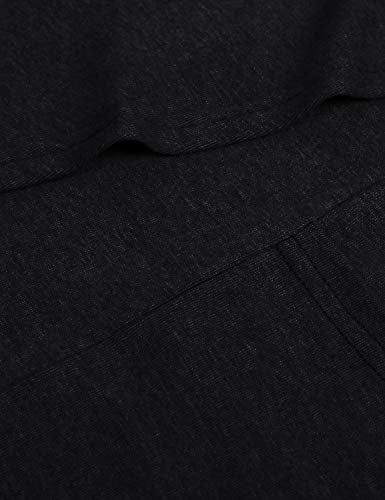 Joymom Maternity Warm Cowl Neck Nursing Sweatshirt Breastfeeding Tunic Tops - color: 3-carbon Black, size: Large