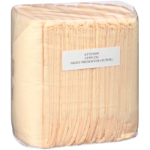 Attends Overnight Disposable Underpads, 23"x36" 150ct Case - size: 5 Count (Pack of 10), style: 23" x 36"