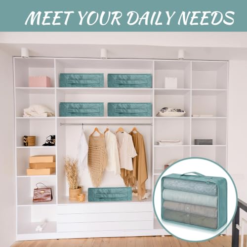 Silkfly 8 Pcs XL Packing Cube for Travel Luggage,Simple,Gray Blue - color: Gray Blue, size: Simple