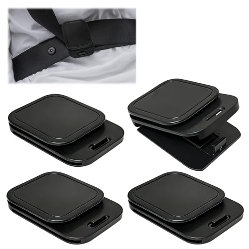 4Pcs Seat Belt Clips, 2.9" Anti-Slip Adjustable Clips for Comfortable Dirve