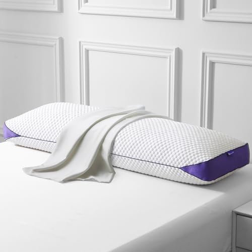 HOMELAB Adjustable Memory Foam Body Pillow with Silk-Like Pillowcase, 20x52 - size: Body Pillow + White Pillowcase