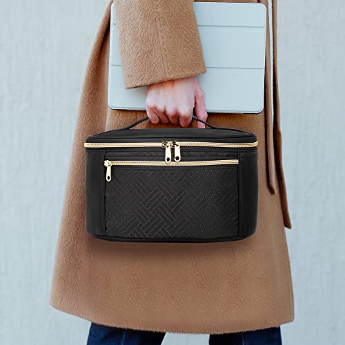 Fasrom Wearable Breast Pump Bag, Portable Pump Carrying Case for Moms - color: Black