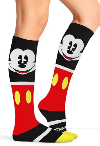 Cherokee Legwear Compression Socks for Women 10-15 mmHg (1-Pair Pack) - color: My Mickey, size: One Size