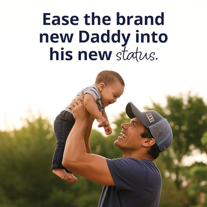 Bump Boxes, New Dad Gift Box with Mug, Hat, Teether, Onesie and Balm, Unique Kit for First time or Expecting Father, Fathers Gifts for Men
