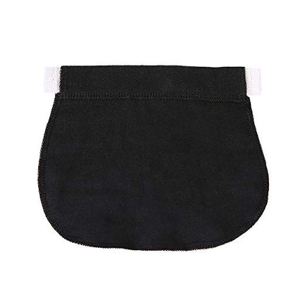 Maternity Pants Extender Elastic Waist Extender Pregnancy Waistband Extender for Pregnancy (Black)