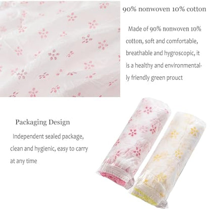 Women’s Nonwoven Underwear Mid Waist Full Coverage Briefs Soft Breathable Panties (10pk) - size: Medium-Large