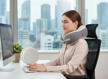 Travel Neck Pillow, Neck Pillow for Traveling,Grey - color: Grey