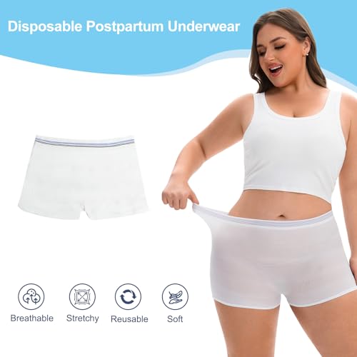 High Waist Postpartum Disposable Underwear for Women (10pk) - size: Small