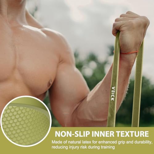 VEICK Pull Up Assist Resistance Bands for Home Gym - color: Green Set of 6