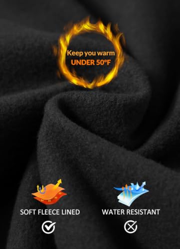 baleaf Women's Fleece Lined Leggings Thermal Warm Tights Cold Weather - color: Black+black, size: X-Small