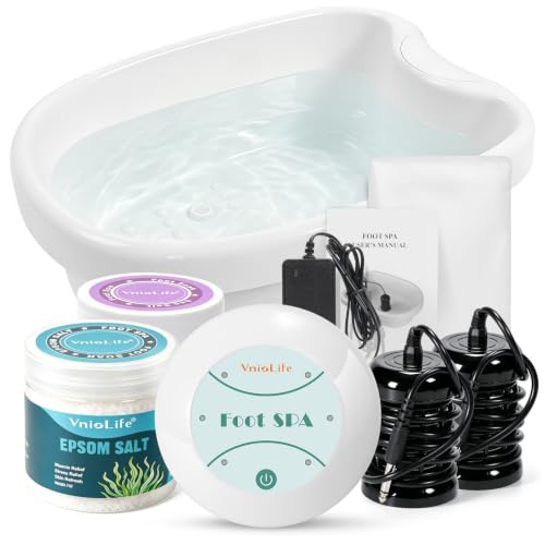 Ionic Foot Bath Detox Machine with 2 Ionic Arrays & Epsom Salt