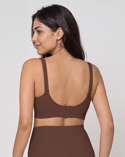 Stelle Nursing Bras Maternity Bralette Seamless for Breastfeeding - color: 1 Pack Cocoa, size: X-Large